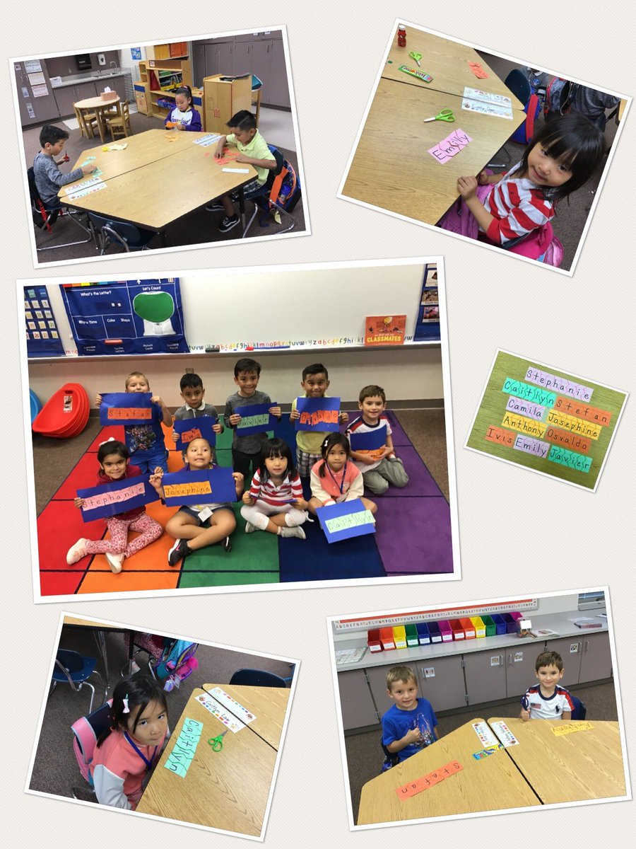We completed name practice every day during phonics this week. Here are our name puzzles that we cut, sorted, AND glued!