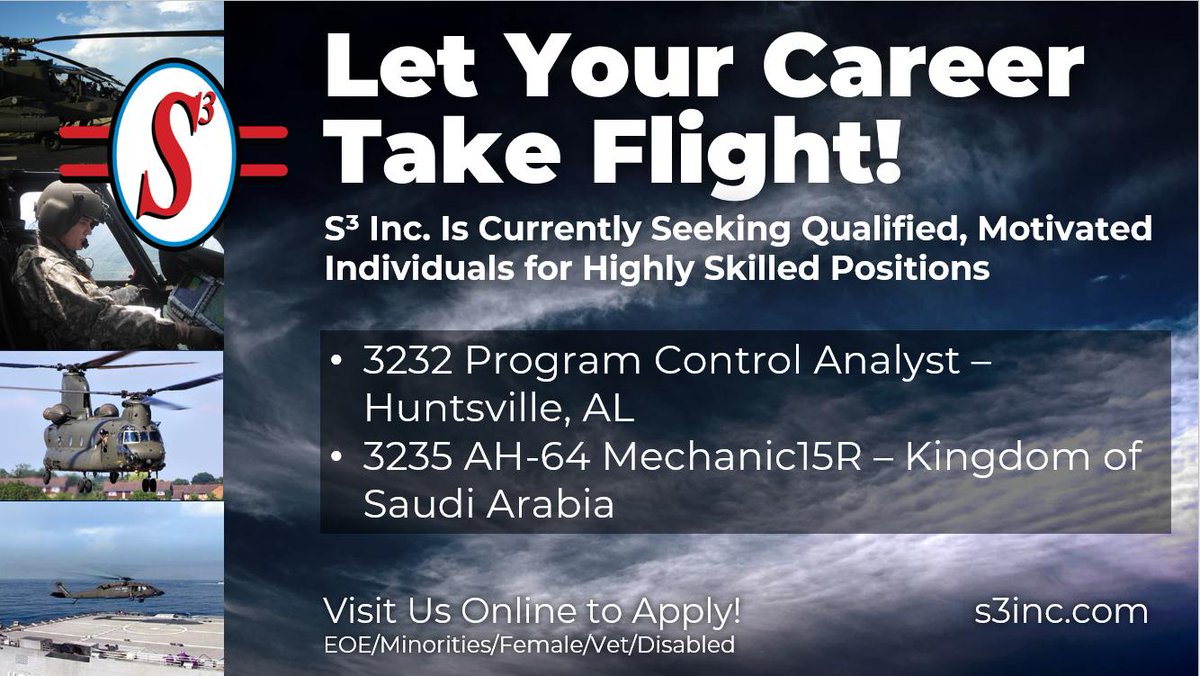 S3Inc's tweet photo. We are hiring. Visit https://t.co/1nGdbGEtIU for more information! https://t.co/rN2hRHIsD8