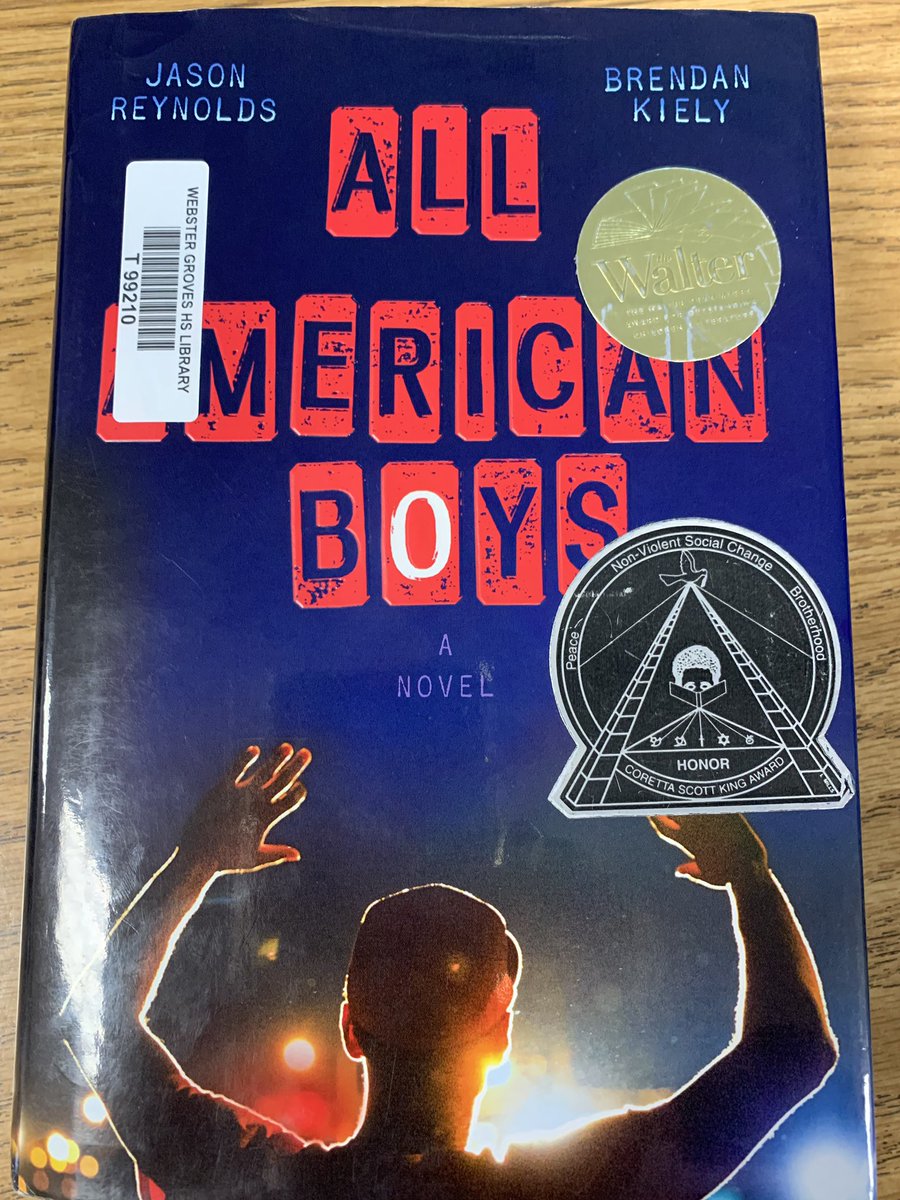 EPott217's tweet photo. It’s Friday and #NationalReadABookDay!  5th hour participated by reading aloud from All American Boys. https://t.co/1lVjv3IPE5
