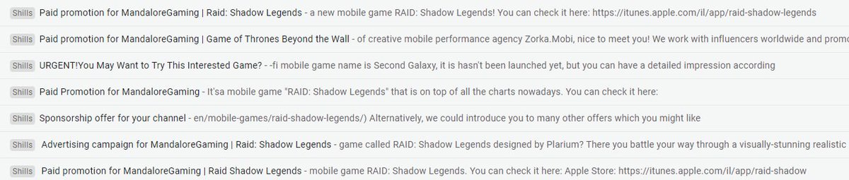 Mandalore On Twitter Make It Stop They Have So Many Different Senders And Agencies