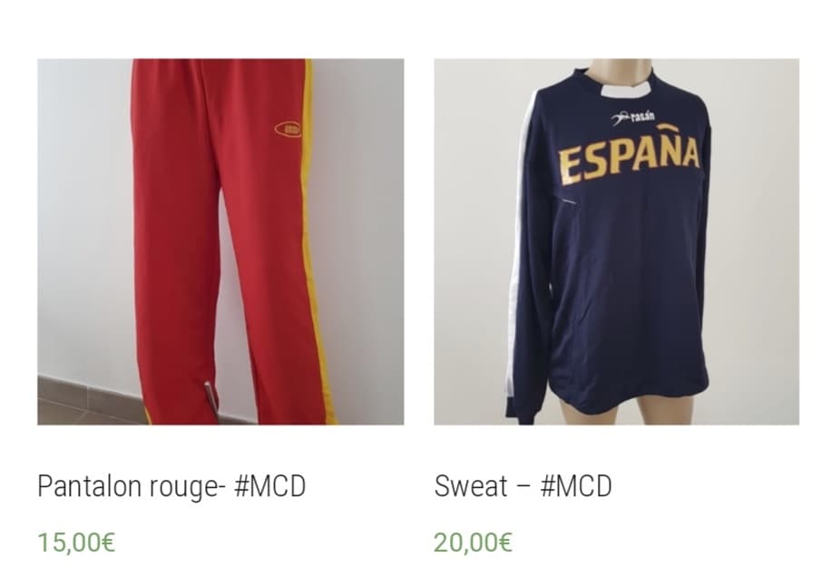 CyrilDumoulin's tweet photo. 2e Vente Solidaire, pour réaliser une bonne affaire ET une bonne action :
➡️ la dotation espagnole de @EGurbindo pour la Fondation McDonald ⬅️
Rdv sur mon site https://t.co/BQmaDqYU7f ou en MP pour participer !!! 😍
#vs #solidarité #bonneaffaire #bonneaction #myhandball #boutique https://t.co/810a0mV5rr