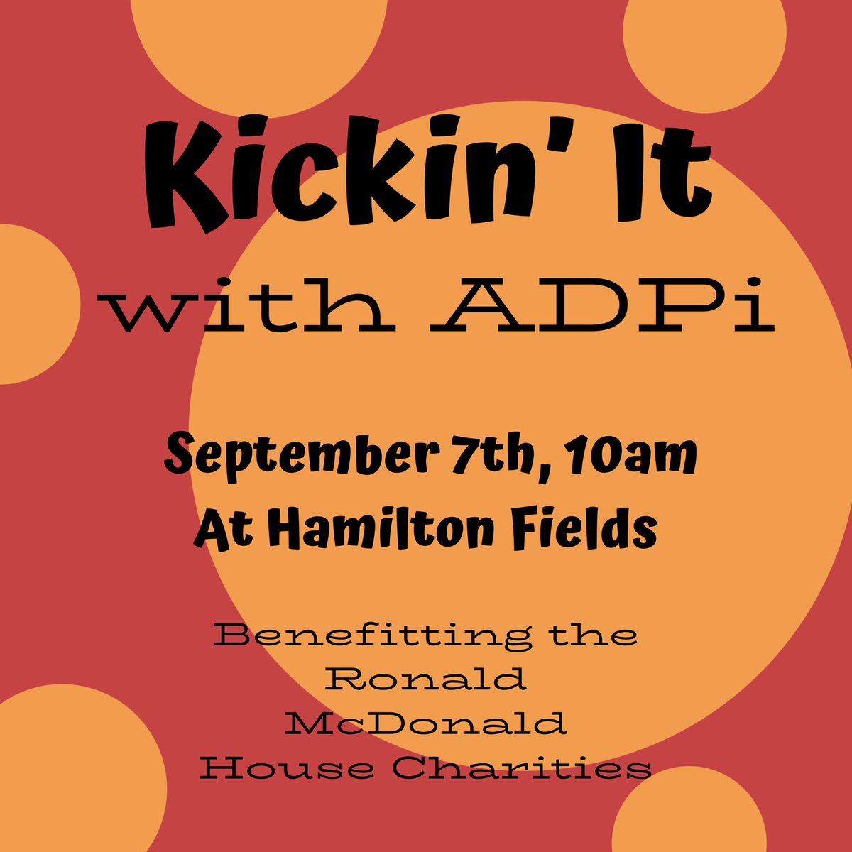 Tomorrow is the day!! Come play kickball and support the Ronald McDonald House with us! 🔴🔴🔴