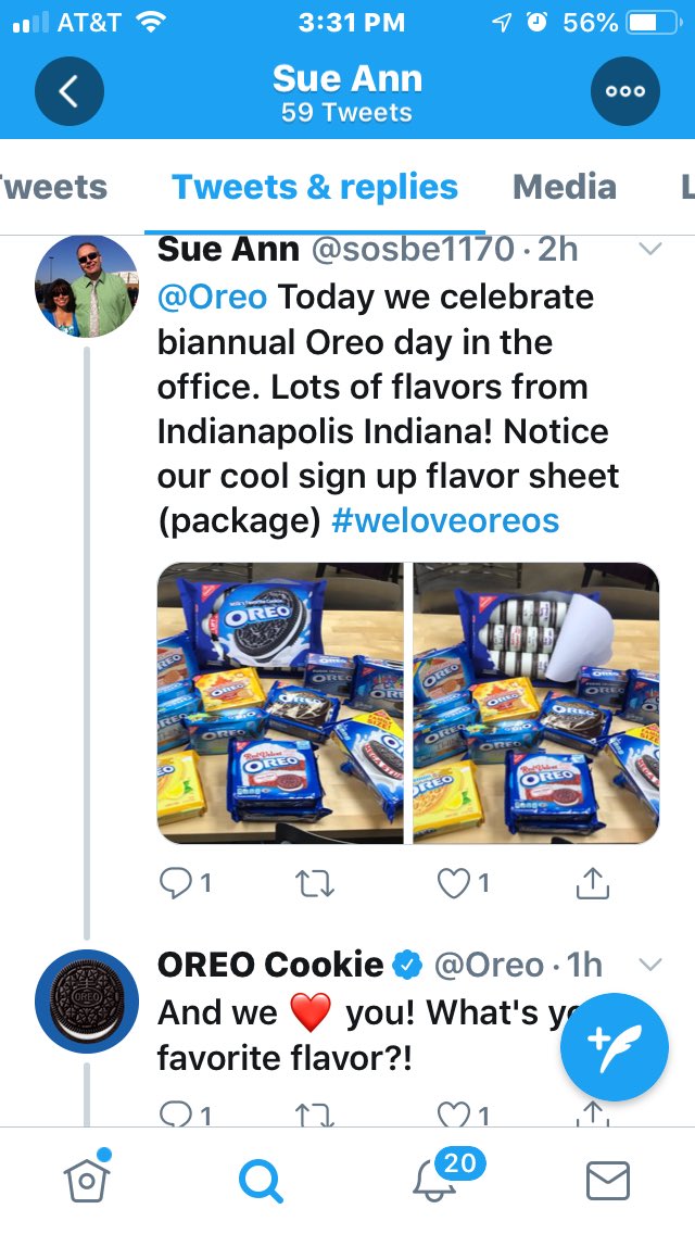 bethfried's tweet photo. Fun celebrating ⁦@Oreo⁩ with ⁦@SCHAWK⁩ Coworkers today! https://t.co/6c4osmLbPW