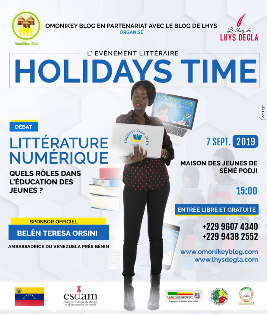 GraceChabi's tweet photo. @MChiarath @Obinrinblog @Fontaine6447 @eshter0 @AgbasseAxel @cglele64 @AloakinnouB @EmmanuelGanse @PlanIntlBenin @PlanWestAfrica @amouretvieabms @ab_benin @GbegbeG @rouhimab @Association_JVS @DebboUmma @Fadil_shegun @purchelle Le concours Holidays Time. La cérémonie de remise des lots c'est le 07 septembre 2019 au centre des jeunes des loisirs de Sémé Podji! https://t.co/EDMuSMd0OU
