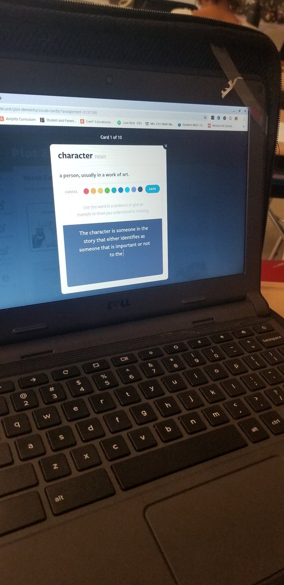Using <a href="/Flocabulary/">Flocabulary</a> today to review the elements of plot! Luckily, we are remembering our vocab from 6th grade, whoo hoo! #iteachELA #JMS