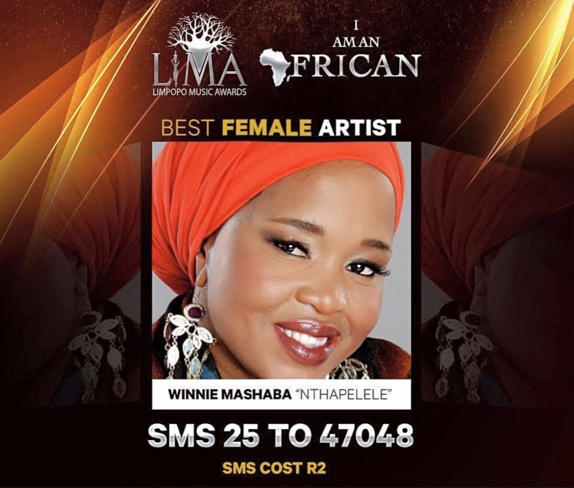 DrWinnieMashaba's tweet photo. Rt!
Hello Family. Help me vote for your awards @TheLIMAs_ &amp; @afrimma comment with a screen shoot. Stand a chance to win Winnie Mashaba branded goodies..

#evergreen
#winniemashaba 
#daughterofzion https://t.co/qYPep8u1AR