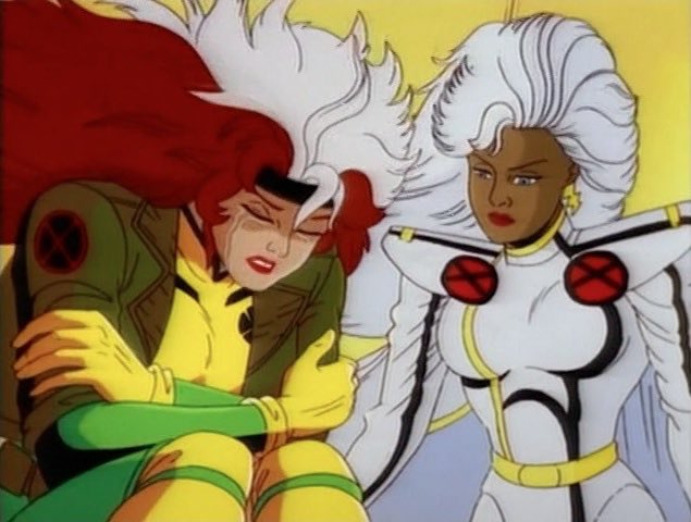 Rogue: Charles already told me don’t even bother putting in a re-Storm: Listen to me. Before you get on the Blackbird just pass out. Jean and I already got your ticket for the trip.