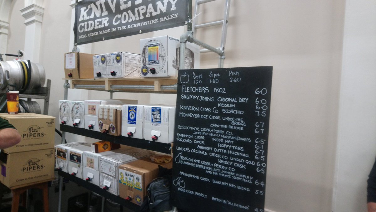 CiderABCFest's tweet photo. The #realcider &amp; #realperry bar in all of it's grandness..

@cidermakers #noconcentrate #onlyapplesandpears https://t.co/JmeGav93Wo