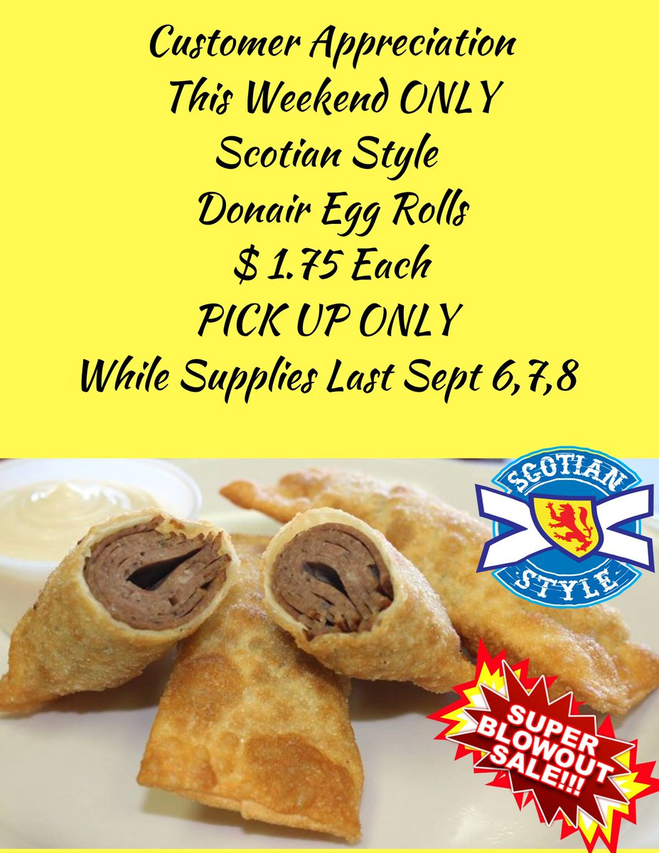 Our #DonairEggRolls are made here, with #Love and a dash of #Sass and plenty of #Eastcoast #Flavor comes with #authentic #DonairSauce 
Stop by today and give them a try, regular $3.00 each #Tasty #Yum #YYC #Calgary #foodporn