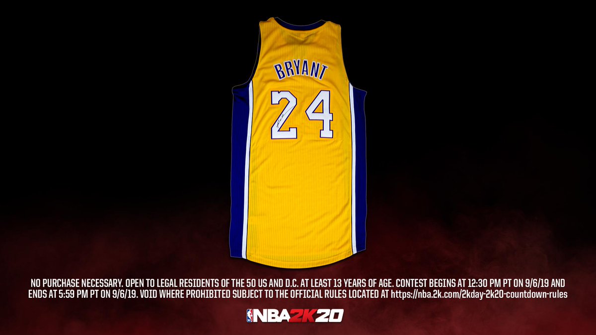 nba 2k20 kobe jersey