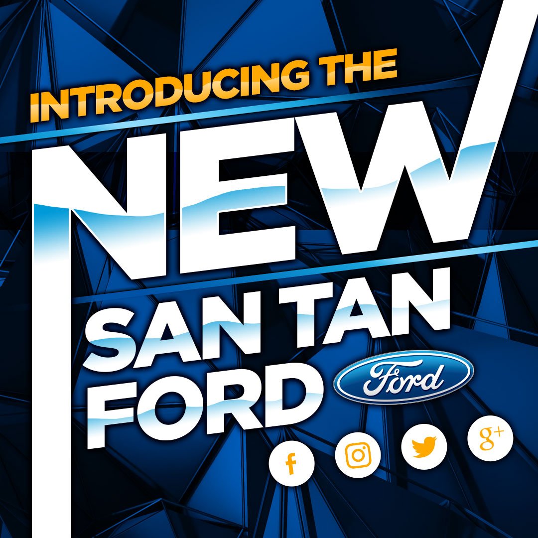 We are excited to announce the re-launch of our #SanTanFord social media profiles! We're bringing you #exclusive #Ford content, #news, #deals, and more! #WeAreSanTanFord