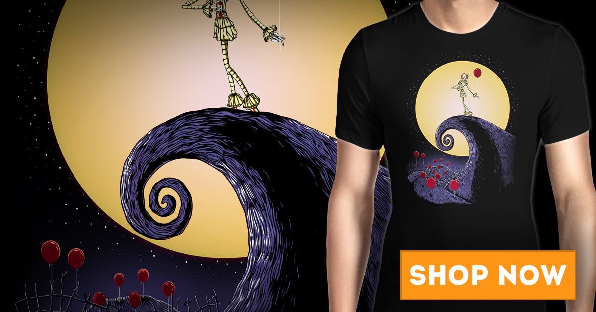 OnceTees's tweet photo. DAILY DESIGN | "Derry's Nightmare" is $14 today only. 

Get yours now at https://t.co/vbIbDTf4Jg

Follow, Like, &amp; RT for a chance to win a free tee!

#OnceUponaTee #Dailydeals 

Artist: Mr. Jungle https://t.co/HxTxRo3ldc