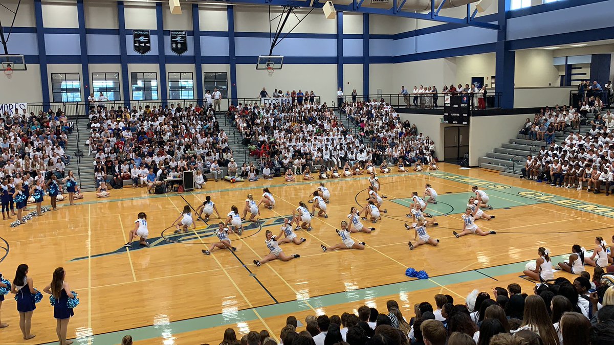 tssimons's tweet photo. JC v BJ 2019 Pep Rally 💙✈️🏈 #ProudToBeAJet #MCSLearn #BeatBJ #MadisonBowl https://t.co/lQm3qVJYKd