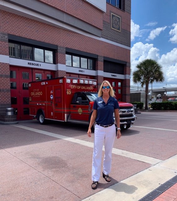 CORAPTherapy's tweet image. That #FridayFeeling when offered the opportunity to keep our brave first responders at Fire Station 1 in @citybeautiful happy and healthy 🙌 Sally Darlin, Senior VP of Operations. #WorkTracks #ergonomicassessments