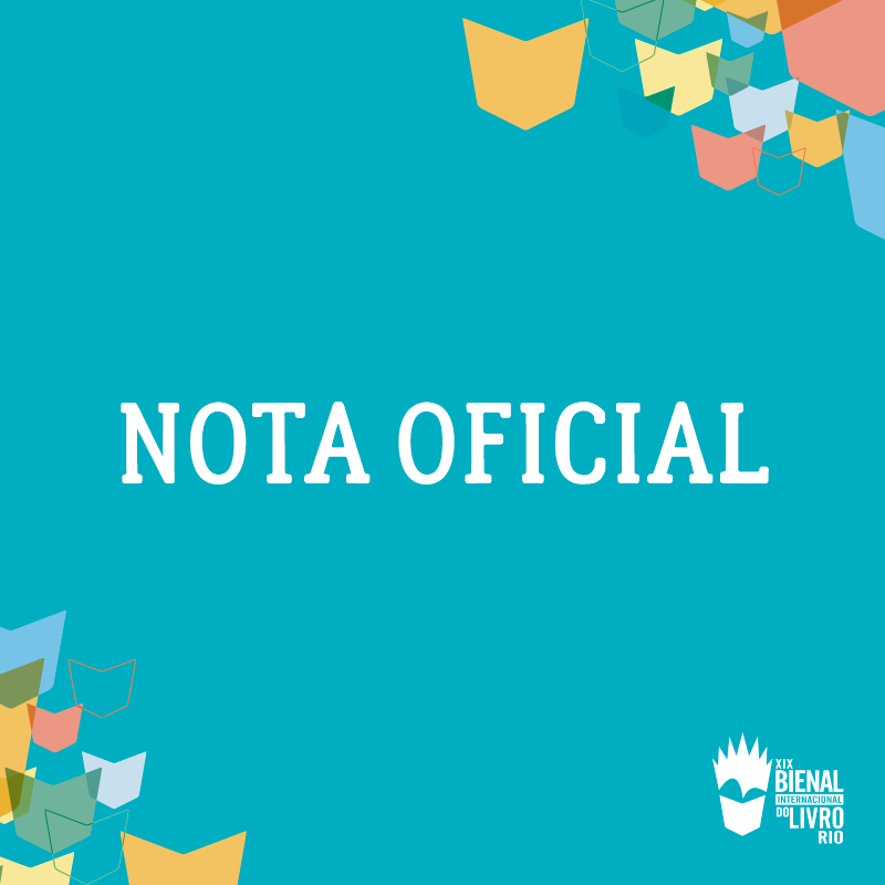 bienaldolivro's tweet photo. NOTA OFICIAL https://t.co/ZCSkzWVv9c