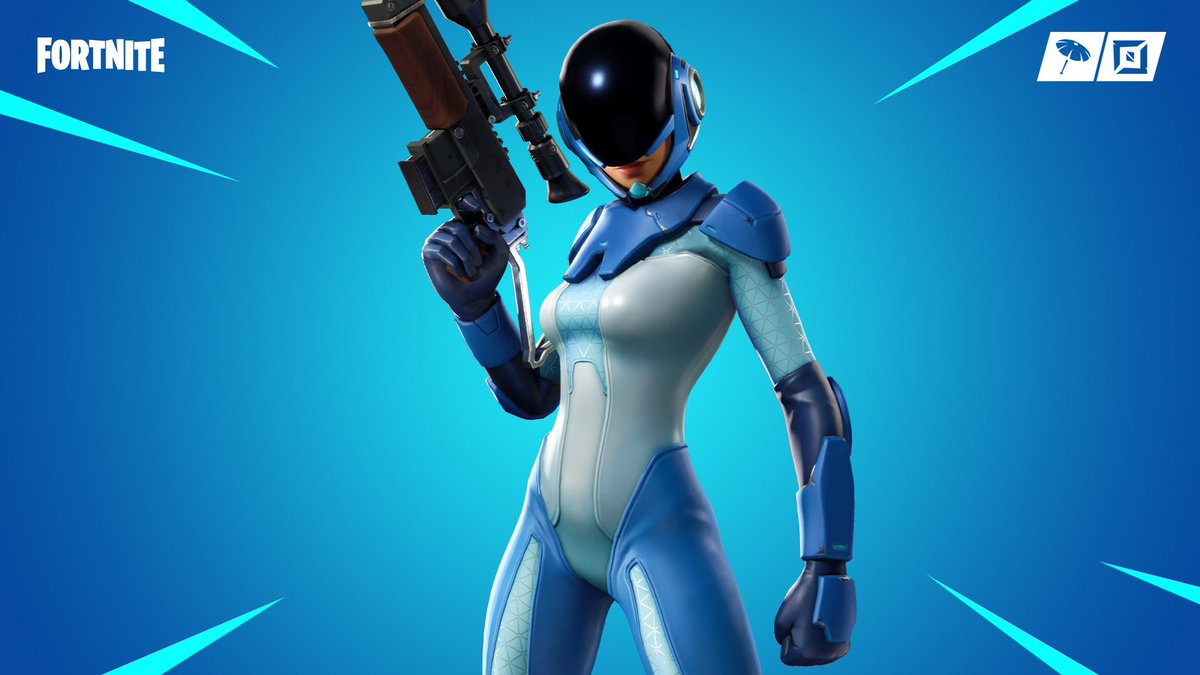 Fortnite's tweet photo. Out of this world 🌎

Grab the new Astro Assassin Outfit in the Item Shop now! https://t.co/f5l38mnWZn