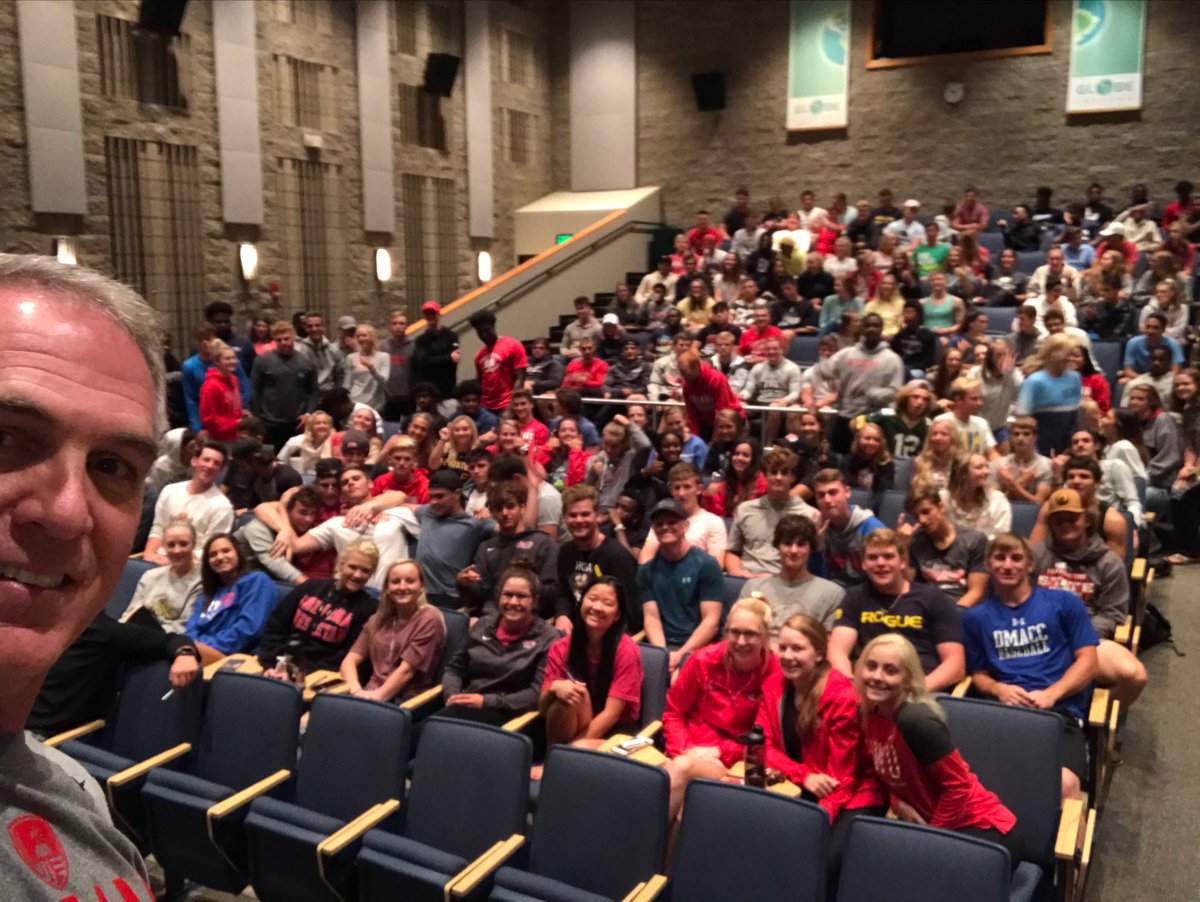 MarkDeMichael's tweet image. IWU Athletics New Student Athlete Orientation!! Welcoming and teaching our new Wildcats! #IWUAthletics #18teams1program #MissionInAction