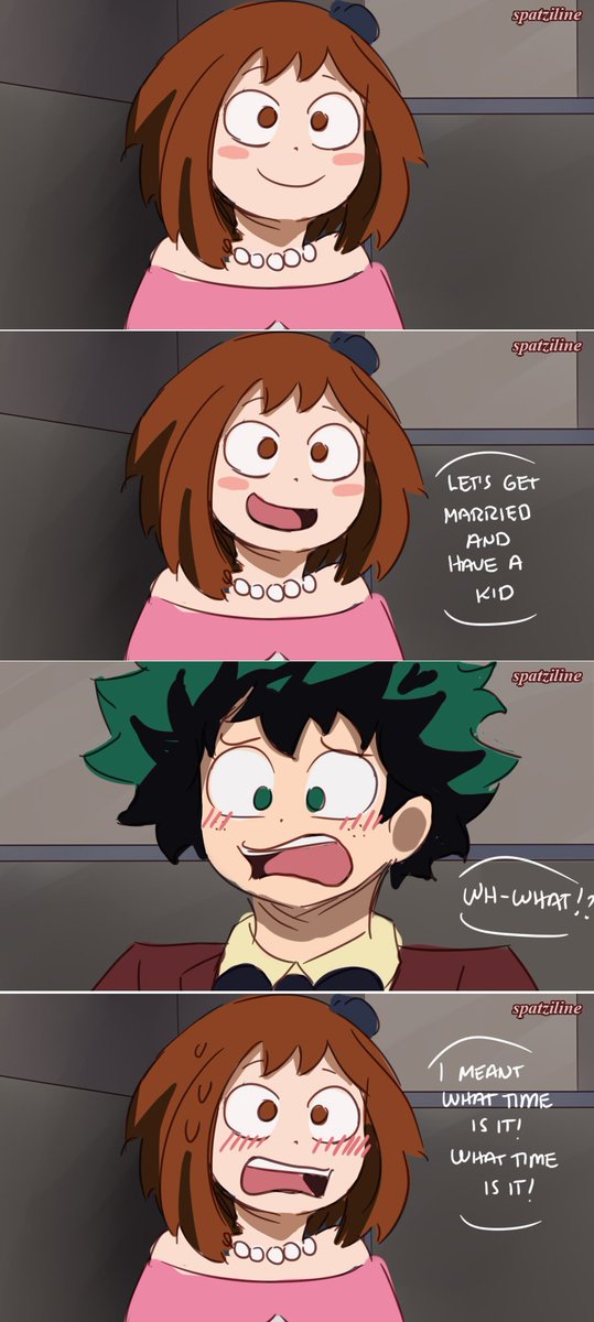 spatziline's tweet photo. What do you mean I'm making these deleted movie scenes up!?!? #BokuNoHeroAcademia #izuocha https://t.co/h2hHXoDWkb