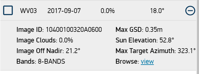 Now to reverse engineer how tall the pole is. The Google imagery shows a the pole's shadow at ~6.75m long. Looking in Digital Globe's catalogue we can also see the sun elevation was 52.8°. Feeding that into SunCalc we see that at that time an object 1m tall casts a 0.76m shadow.