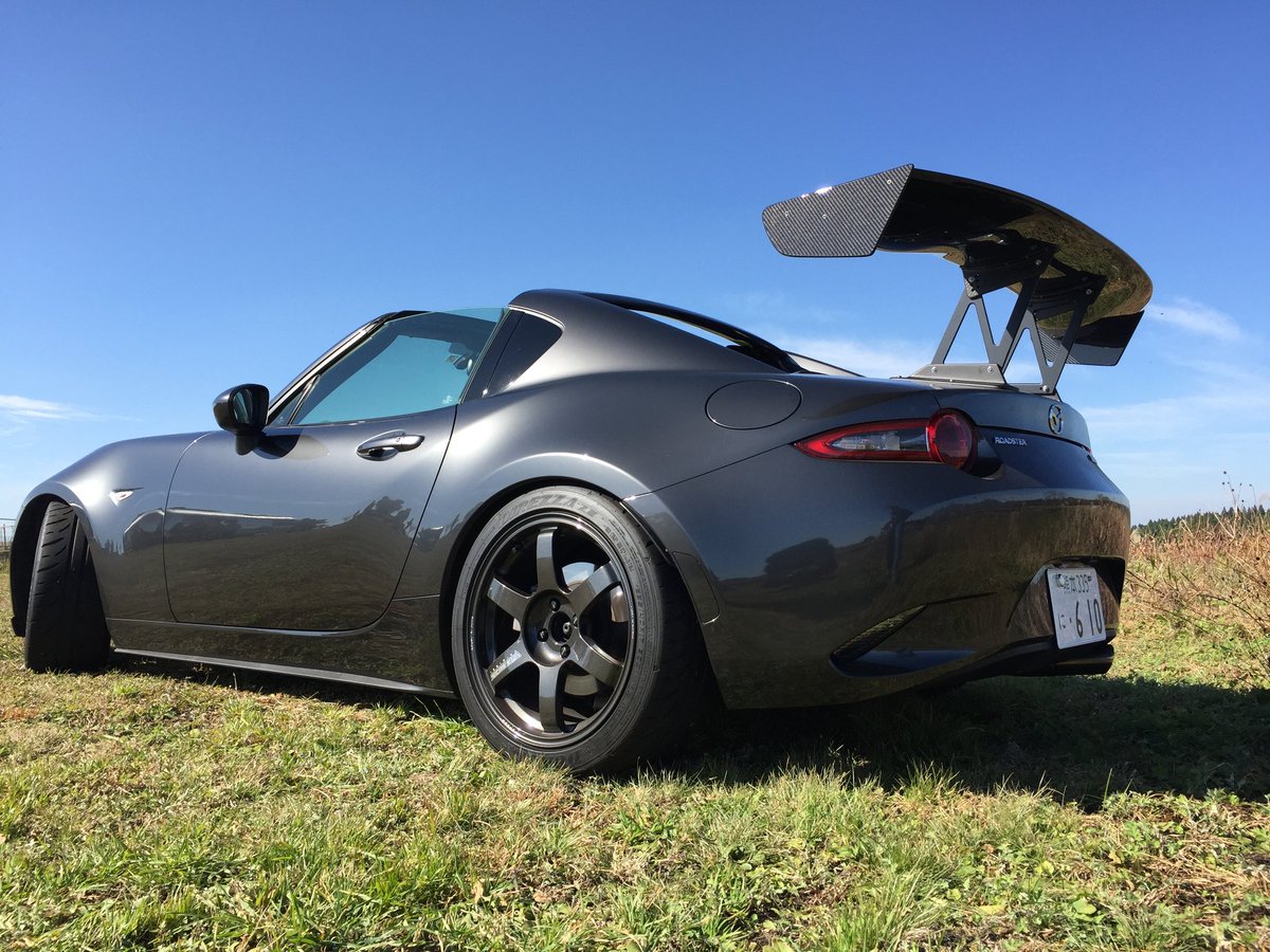 拡散希望！｣ ロードスターRF用のVOLTEX製GTウィングと専用マウント付き