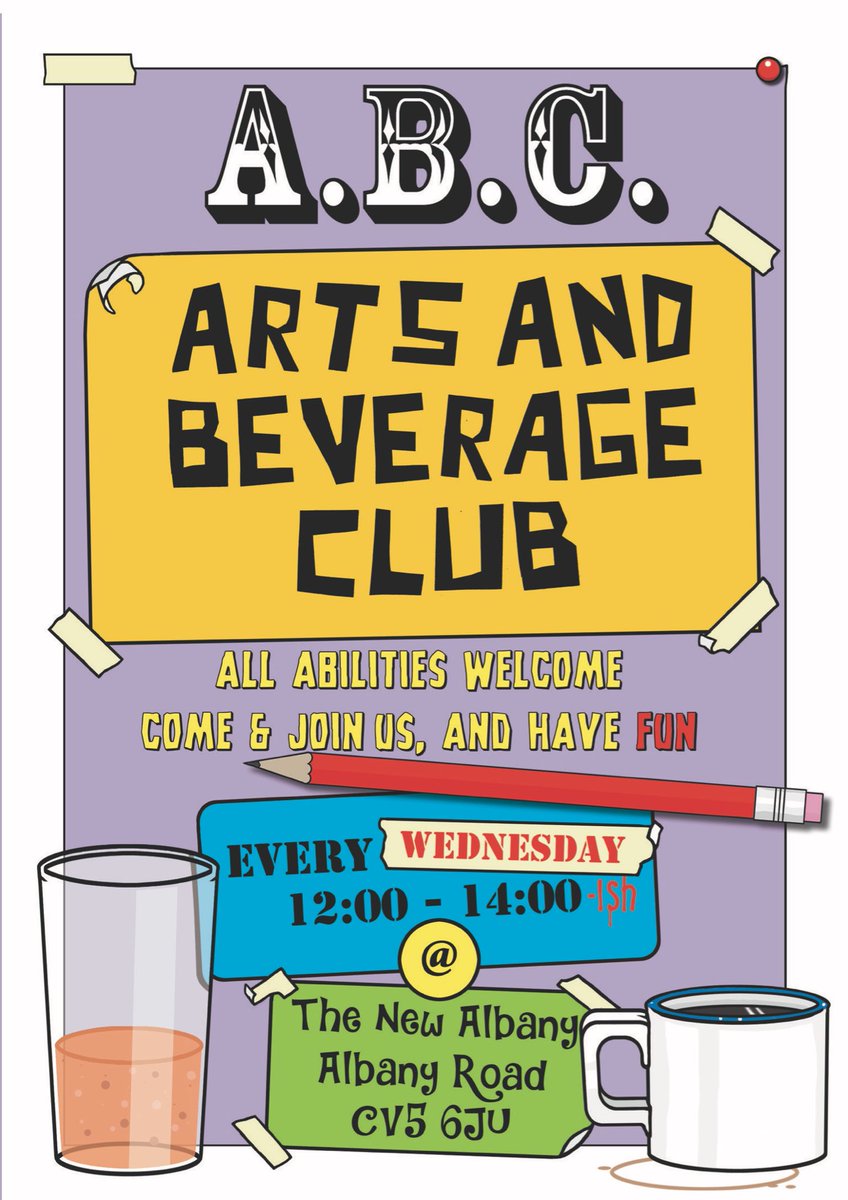 ArtsBeverage's tweet photo. Yes. There’s another meet-up this coming Wednesday.
That’s the 25th if my adding up is correct. Why not come along for 2 hours of creative shenanigans ?! https://t.co/V5IZ1v8pYA