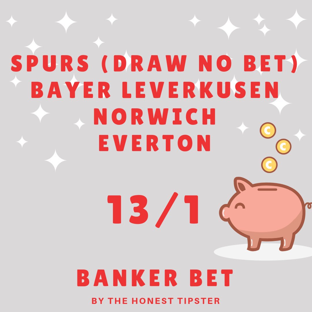 _HonestTipster's tweet photo. TODAYS BANKER! ππ¦
We have a 4-fold at odds of around 13/1! ππΌ
Letβs do this! π₯ππ°
#bankerbet #banker #piggybank #acca #saturdayacca #accumulator #betting #bet #tips #tipster #honesttips #money #profit https://t.co/OcTFMugiYS