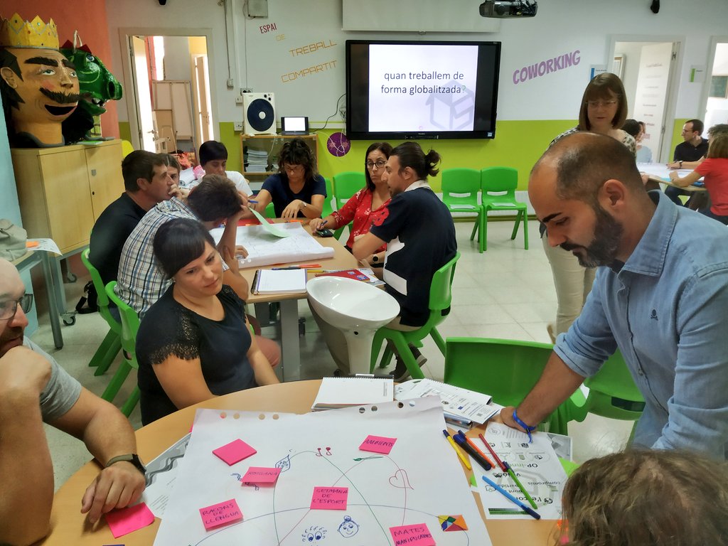 IEDMangrane's tweet photo. Inaugurem l'espai #Coworking escoltant el procés de transformació de l'@OctavioPazBCN de la veu de @xlopez80 Espais, organització, aliances, projectes d'escola, capses, futurs projectes...Seguim aprenent per transformar #MakingMangrane @AnnaJolonch @mcanosan @RuizIsern Gràcies 👍 https://t.co/3Ha6FoF81G