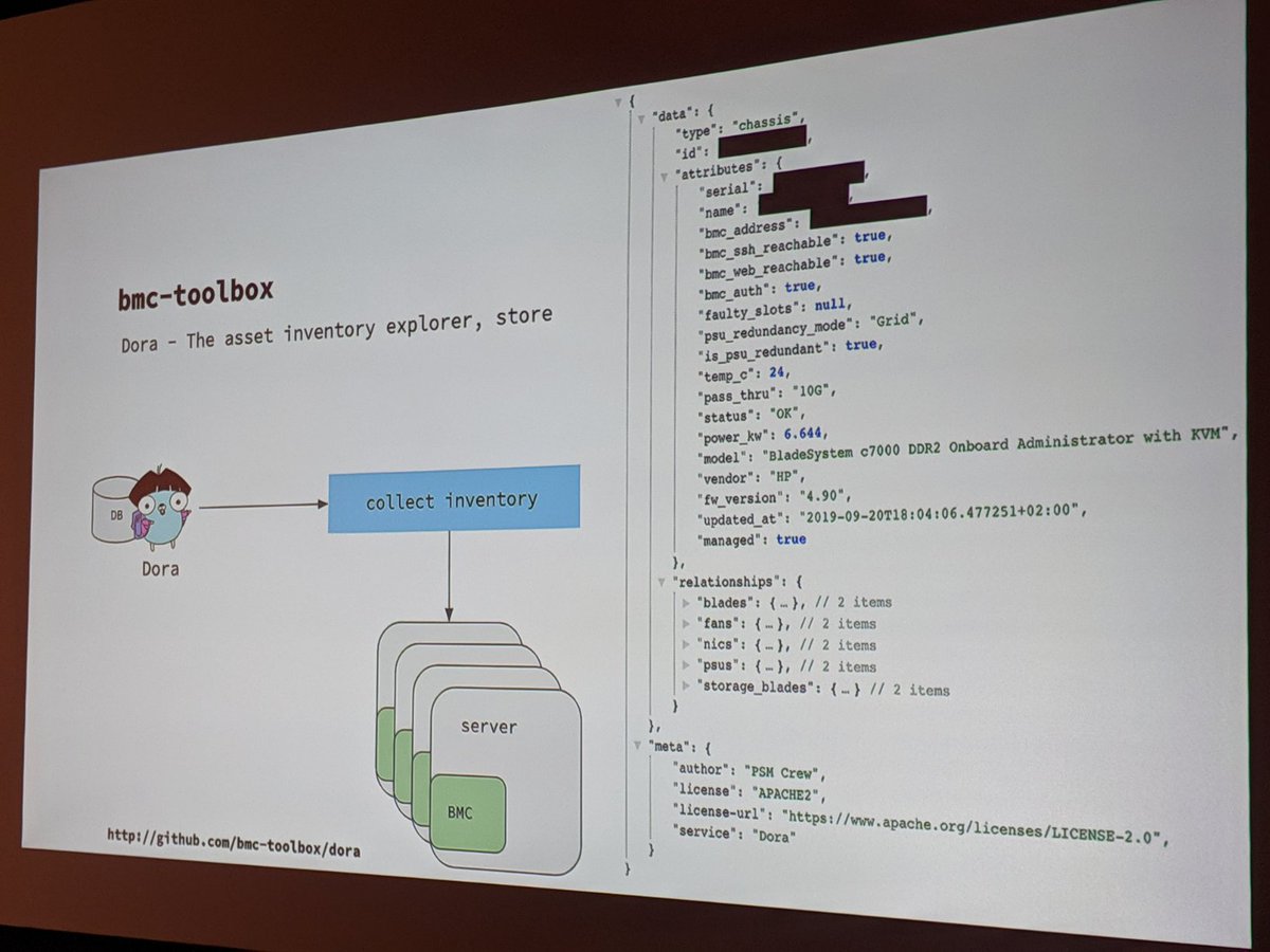 ThiloFM's tweet image. Dora the asset interface explorer.

From Joel&apos;s and Juliano&apos;s great talk on BMC firmware management at @ASGConf &apos;19.