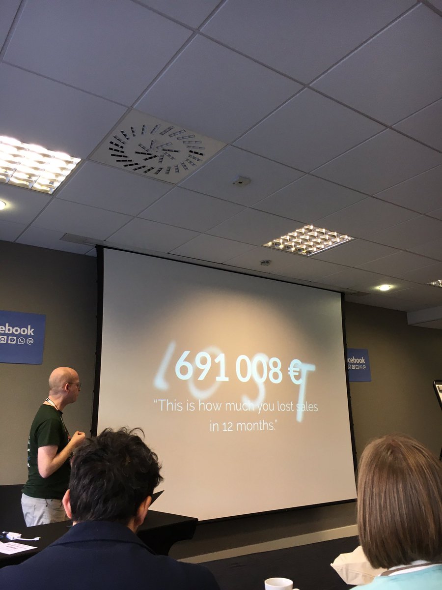 serenapas's tweet photo. An inspiring talk by @mikkopiippo on anticonversions at @MeasureCampLDN https://t.co/lMSl24ILzH