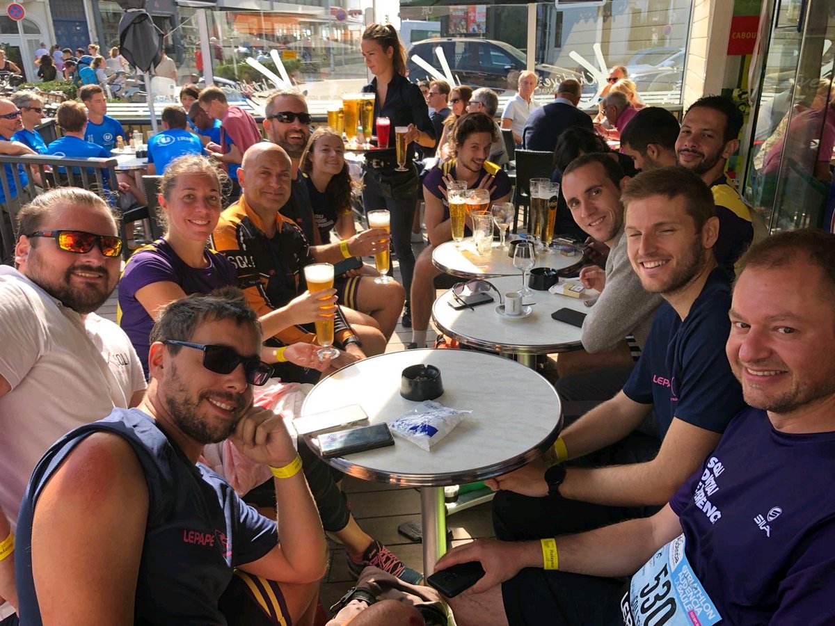 SegmentationPro's tweet image. Après l'effort on aime le réconfort chez @SQLI_FR !
Le @TriatAudencia fut éprouvant pour tout le monde ! Mais quel bonheur de terminer ! :D
Bravo à tous le monde, courage pour les vaillants de l'individuel de demain et à l'année prochaine !
#fierte #challenge #Triathlon