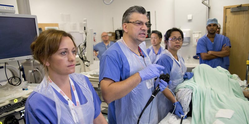 BritSocGastro's tweet photo. The 3rd Kent Endoscopy Training Course (17-19 Oct 2019) will feature live endoscopy cases and formative lectures led by national and international experts.
BSG members benefit from 30% off registration fees.
#EndorsedCourse https://t.co/LVcbOWqzR2 https://t.co/3gBJ12vwft
