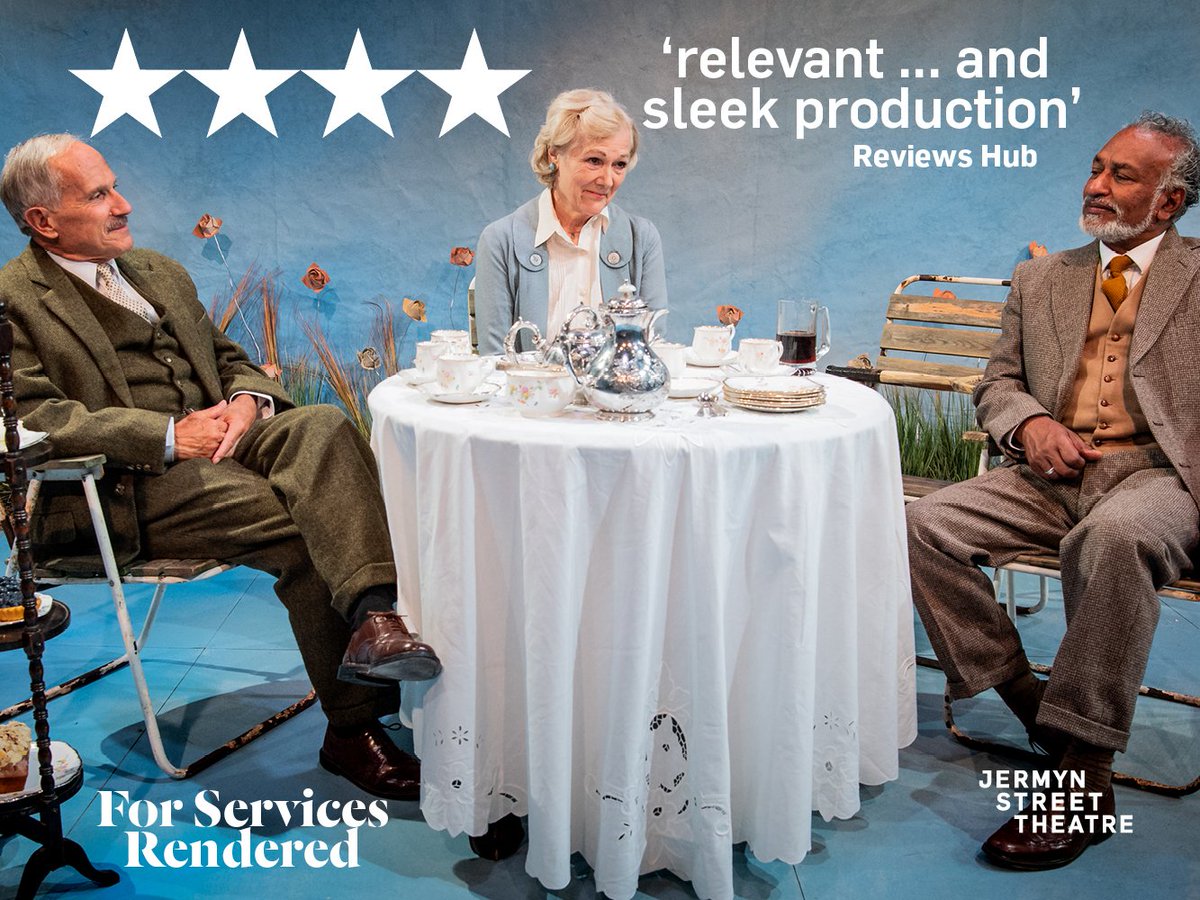 JSTheatre's tweet photo. Join us on stage with the #JSTForServicesRendered Garden Seat tickets available until 5 October! £15 with a complimentary beverage 🍹
🎟👉https://t.co/zH6yNebMdu https://t.co/CltEJa15kj