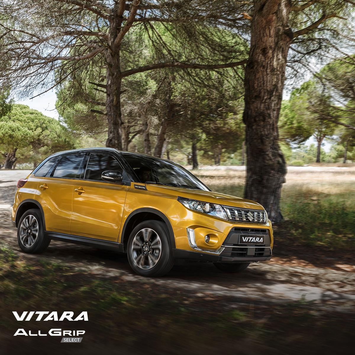 SuzukiAutoGR's tweet photo. Μην συμβιβάζεσαι! Άλλαξε το παιχνίδι με το Suzuki VITARA και την τεχνολογία τετρακίνησης ALLGRIP της Suzuki.   https://t.co/4TJEm39YRI https://t.co/G2yaLdUwIr