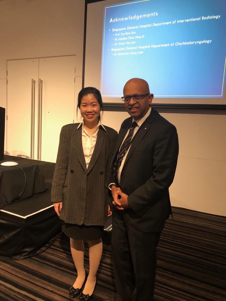 Dr Joyce Tang from Singapore gave excellent lecture on ultrasound findings in thyroid modules on behalf of Professor Tan Bien Soo and SGH Radiology at <a href="/anzhncs/">ANZHNCS</a> Adelaide. #ANZHNCS #HeadAndNeckCancer