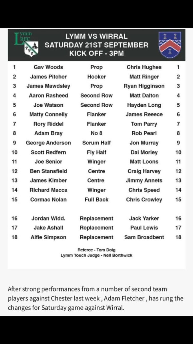 Lymm RFC (@lymmrugbyclub) on Twitter photo 