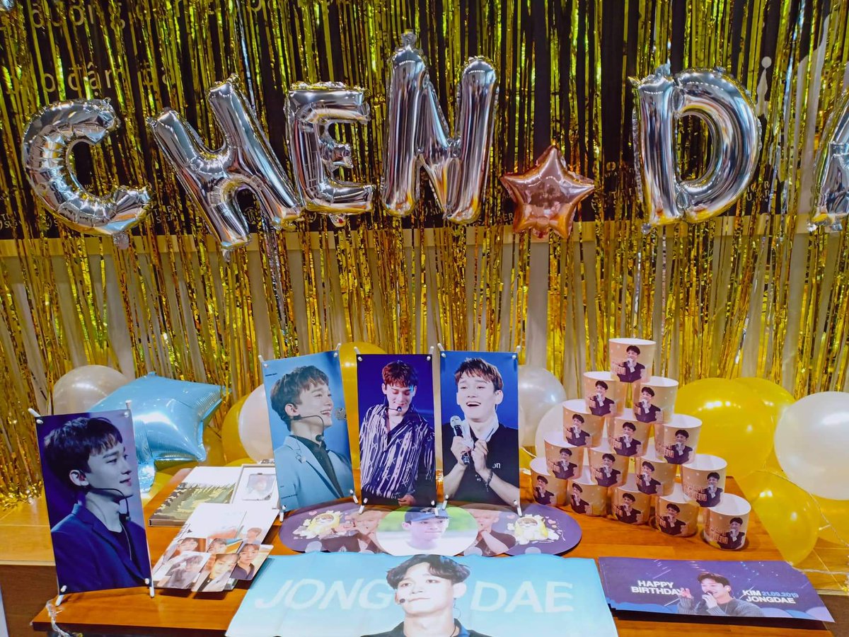 ___unhyuq's tweet photo. Sự kiện sinh nhật Chen tại thành phố Hồ Chí Minh 
Cre : EXO HOUSE
#CHEN #HappyChenDay #EXO #EXOHOUSE https://t.co/LWxf3vzc9t