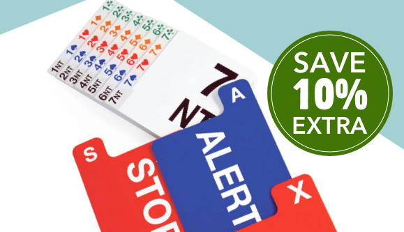 bridgesupplies's tweet image. Jannersten bidding cards for the #gameofbridge are on sale and you can save an extra 10% on top with our hand of the week email

#bridgegame #bridgeteacher #bridgeplayer #duplicatebridge #contractbridge #worldbridgefederation
 mailchi.mp/982c12ce8a52/1…