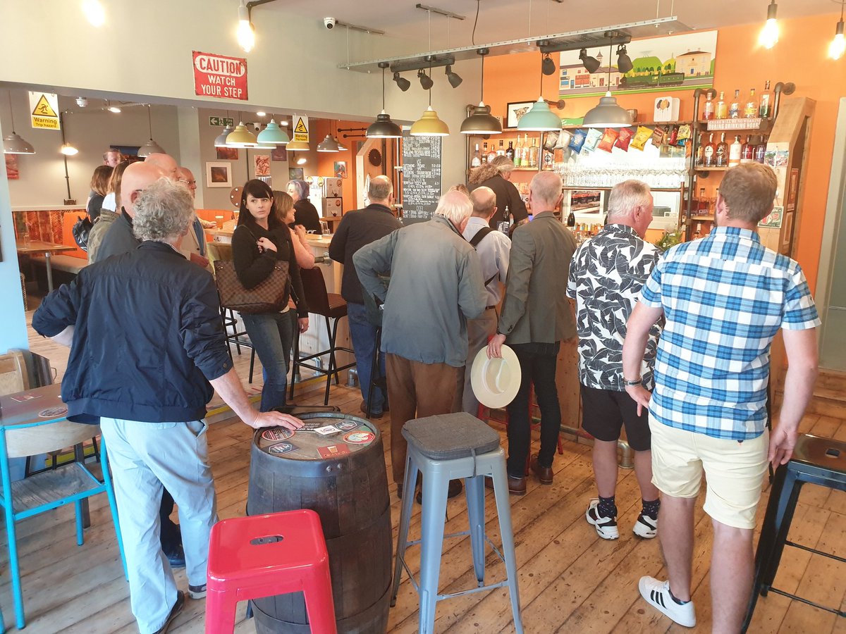 It was a sunny Rail Ale yesterday thanks to <a href="/caskedmicropub/">CaskedAlehouse&ginporium</a> <a href="/IrwellWorksAle/">Irwell Works Brewery</a> <a href="/Hopmicropubs/">Hop micro-pub</a> for the pie and Ale experience! @eastlancsrly <a href="/RammyStation/">Ramsbottom Station</a>
