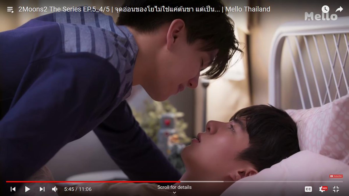 NanamiNishi's tweet photo. Yo's dazzled eyes tho 🤣
He's too captivated by Pha's kisses 🤭
#2Moons2
#2Moons2ep5
#PhaYo
#PhanaWayo https://t.co/RpXae4zGzo