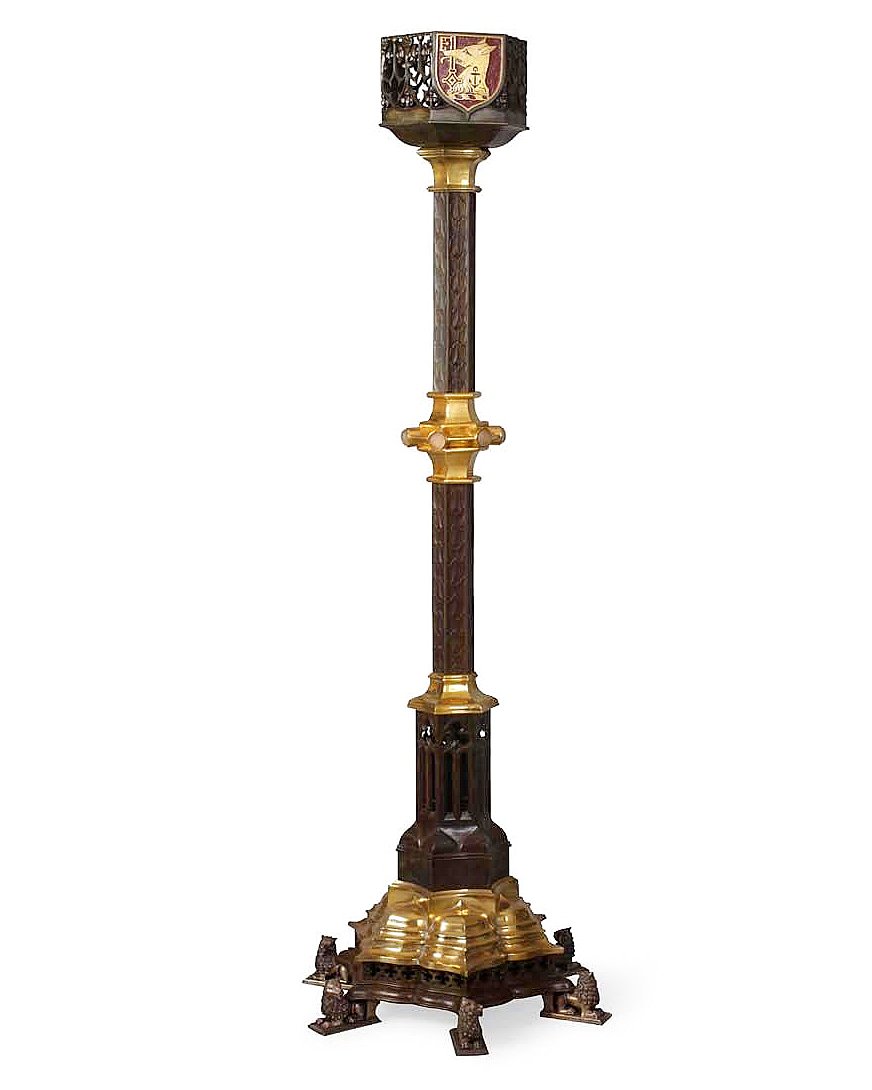 Pugin_awn's tweet photo. #PascalCandlestick. Designed by #awnpugin. Ca.1845.
It carries the arms of #WilliamGeorgeWard.
#pugin #augustuspugin #johnhardman #hardman #gothicrevival #medievalcandlestick #metalworks #metalworking #gothicrevivalmetalwork #medievalmetalwork ©The Fine Arts Society @FAS_London https://t.co/VOrjKVGl2y