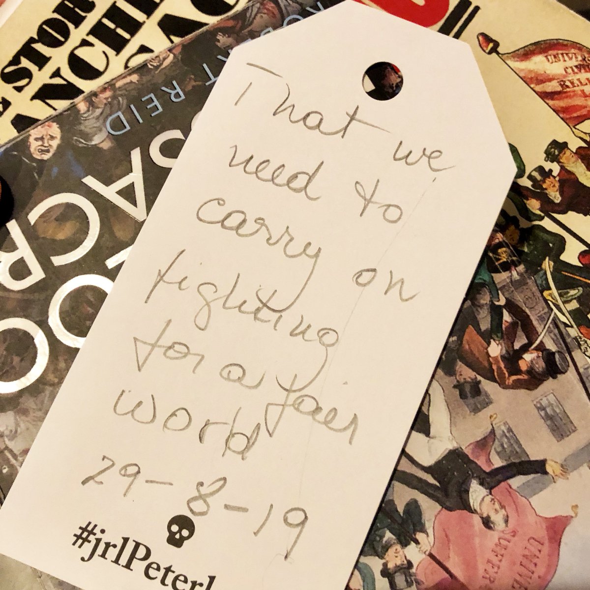 TheJohnRylands's tweet photo. What would Henry Hunt say if he was alive today? 'That we need to carry on fighting for a fair world'
.
Just 8 days left of our #jrlPeterloo exhibition! Discover the story of the 1819 Peterloo Massacre and its significance 200 years on. #Peterloo2019 https://t.co/w4DhGGBawc https://t.co/OlrCHrWoPR