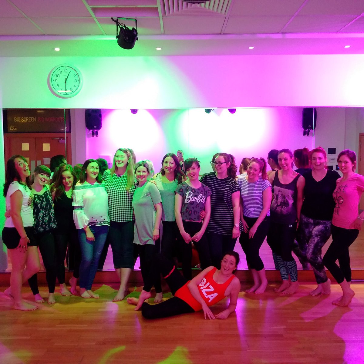 This Dirty Dancing themed dance hen party looks lovely and neon!! #timeofmylife #patrickswayse #baby #dirtydancing #babyandjohnny #classic #80s #classicmovie #logdancer #salsamerengue #henparty s #Henpartyideas #partyideas #tcc #bridetobe #bridalshower #dance #dayactivities