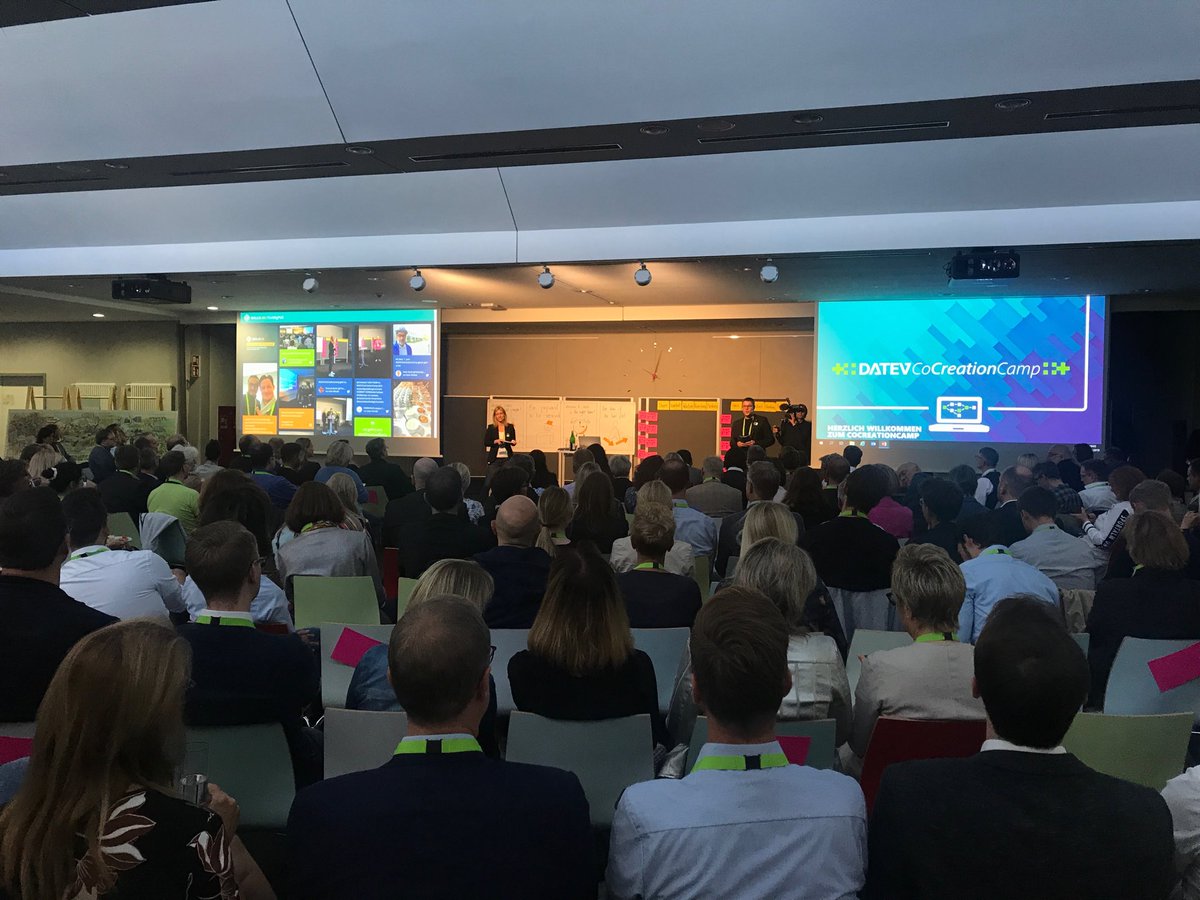 kirmi's tweet photo. Es geht los mit dem ersten #DATEVCoCreationCamp https://t.co/R59gulptq5
