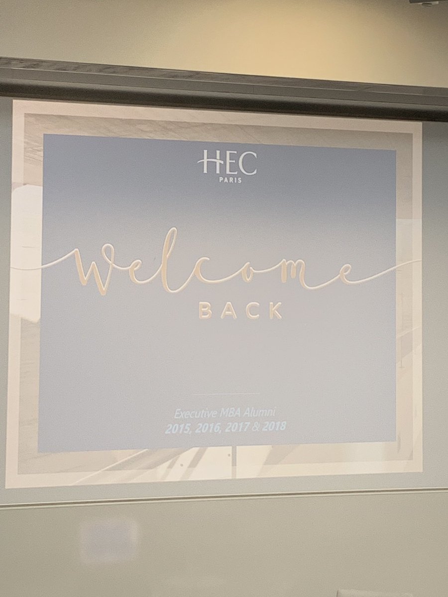 HECParisExecEd's tweet photo. Today is the day! @HECParis 
Our Executive MBA Alumni Reunion 2019 🎉 We have Alumni here today from all over the world to celebrate our reunion. Stay tuned throughout the day for live updates! #HECAlumniEMBA #HECKnowledge #Reunion https://t.co/ywoERVGwqT