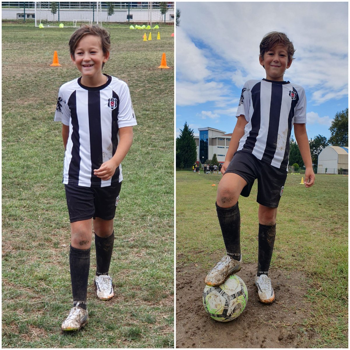 hmetoruc's tweet photo. Günün hasılatı; 2 gol kendi kalesine 1 gol rakibe. Tam #Beşiktaş stoperi 🙂 #TrainingDay #BeşiktAŞK #FormandaTer https://t.co/FO3Cc2y8LA
