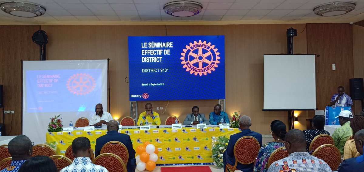 AG_indry_RI9101's tweet photo. ...Le séminaire effectif de #District9101 by clubs de #CIV225, here we go! https://t.co/CnbQozI1ta