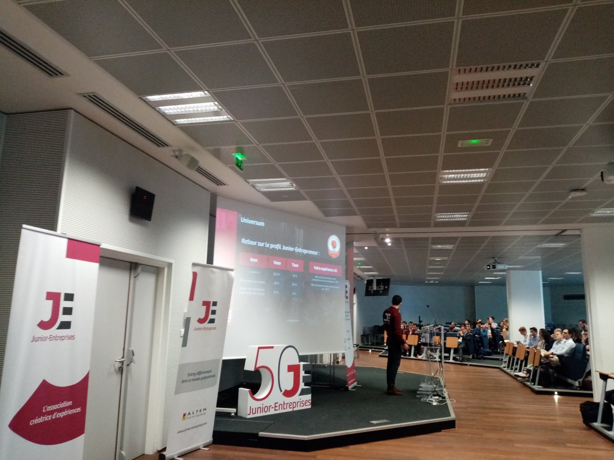 GermainLef's tweet photo. "13% des Juniors-Entrepreneurs souhaitent créer leur entreprises dès la fin de leur étude contre 4% chez le reste des 18-24 ans" selon l'enquête @UniversumGlobal.

#Skills #WeAreJE #50ansJE https://t.co/cJyNvi8DPn