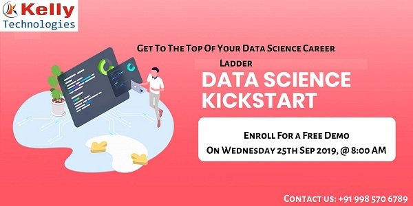 PreethiGandhi99's tweet image. Get Enrolled For The Free Interactive #DataScienceDemo Session In #Hyderabad By Kelly Technologies Scheduled On Sunday 25th Sep2019, @ 8 AM Hyd.

For Free Registration:
forms.gle/TiueaBDPDMTswP…

#DataScienceTraining #DataScienceCourse #Online #Hyderabad