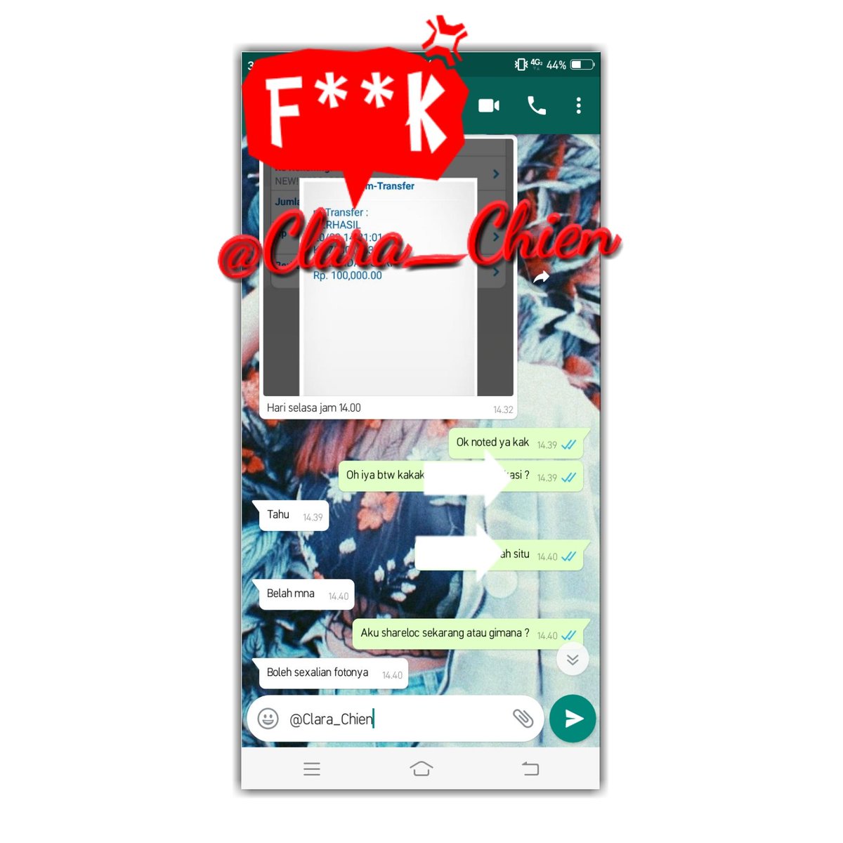 Clara_Chien's tweet image. Booked untuk Selasa siang done yaa😍
Diluar jam tersebut, masih kosong shayy😘
Yg mau dadakan/ COD juga boleh💦

#bobekasi #bispakbekasi #BisyarBekasi #availbekasi #angelbekasi #openbobekasi #cewekbispak #cewekbookingan #cewekBO #ceweknakal #cewekpanggilan #Recomended4BO #RealBO