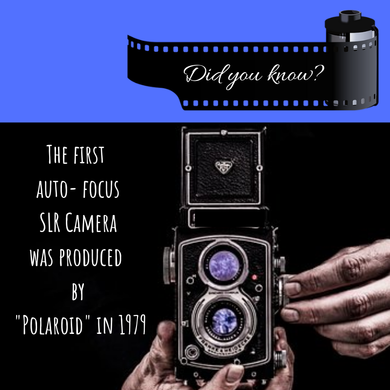 Did you know that Single Lens Reflex (SLR) camera is produced by Polaroid way back in 1979? 
Many photographer  nowadays still loves using this vintage type of camera!
